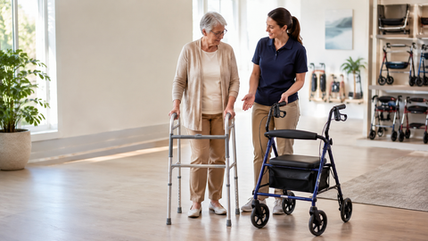 Walker vs. Rollator: How to Choose the Right One