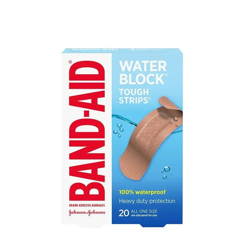 Band-Aid™ Water Block Flexible bandages, 100% Waterproof, All One Size, 20Ct