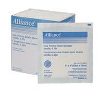 Gauze sponge 12 ply sterile 10cm x 10cm - 2 per package - case/1200 each