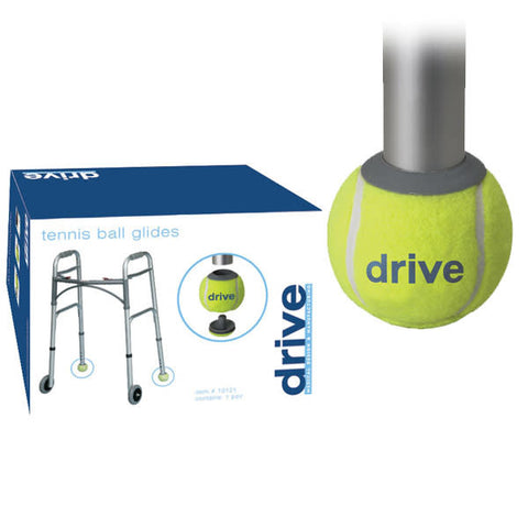 Drive 2-Wheel Walker Rear Tennis Ball Glides 1/pair