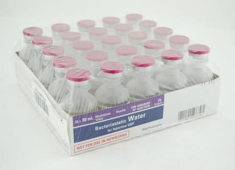 Pfizer Bacteriostatic Sterile Water for Injection USP 30 ml 25/Box