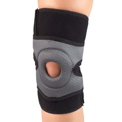 Multilayer Knee Wrap With Stabilizer Pad