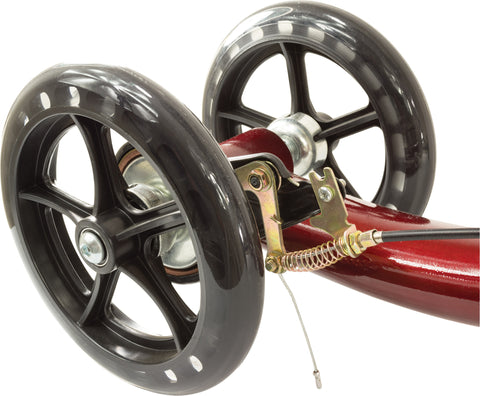 ROSCOE Knee Scooter padded knee 8 Hole platform with Basket Weight Capacity 350lb