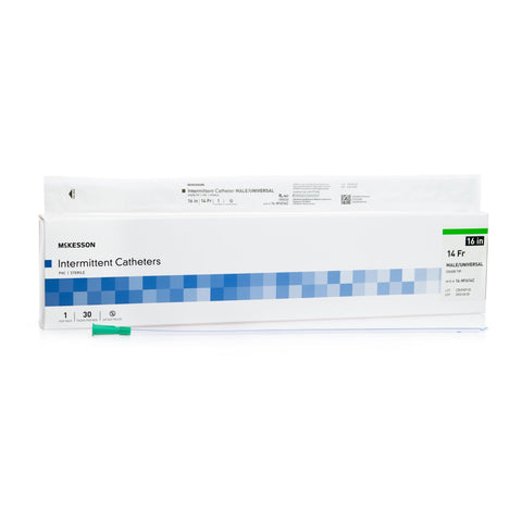 Catheter Intermittent Coude Tip 14Fr 16” 30/bx
