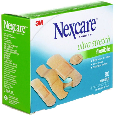 Nexcare Ultrastretch Bandage Assorted 50/bx