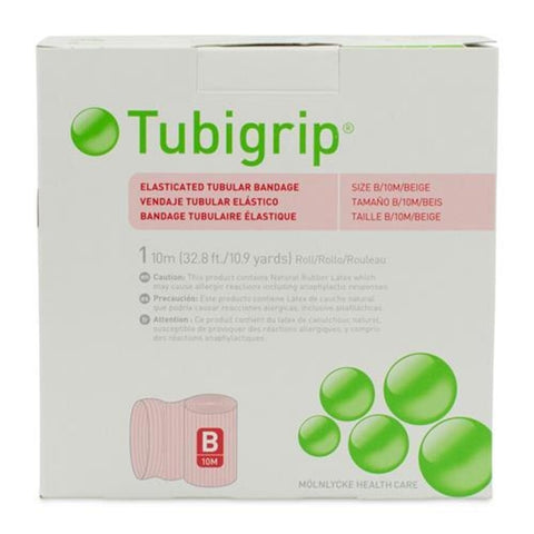 Molnlycke Tubigrip Tubular Bandage Size B 6.0-6.4cm Roll 10m/bx
