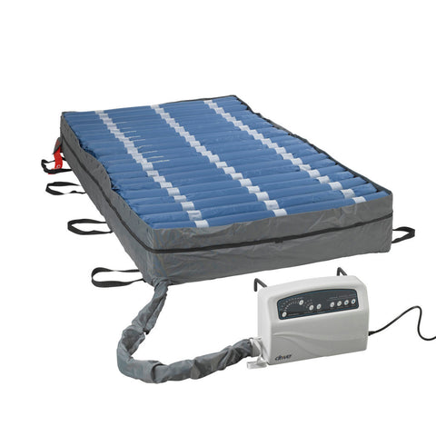 Drive Med-Aire Plus 10" Bariatric Alternating Pressure and Low Air Loss Mattress Replacement System (42" W x 80" L x 10" H)