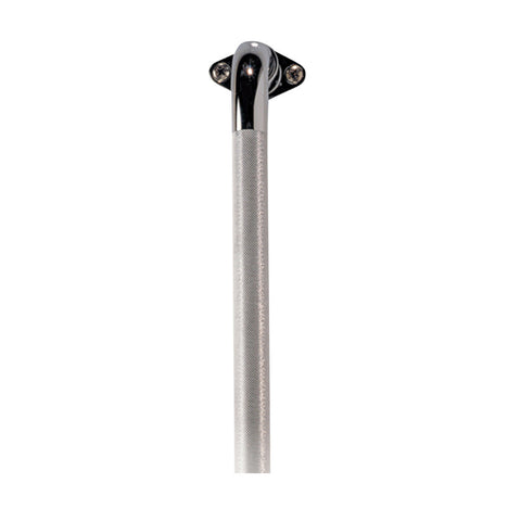 AquaSense Knurled Chrome Grab Bar w/Rotating Flange