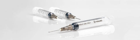 Terumo Sterile Hypodermic Syringe with Needle 3ml Thin Wall 100/bx