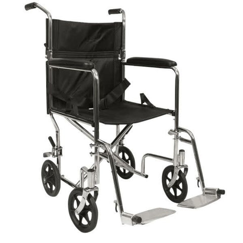 Airgo 17" Chrome Transport Chair 300lbs
