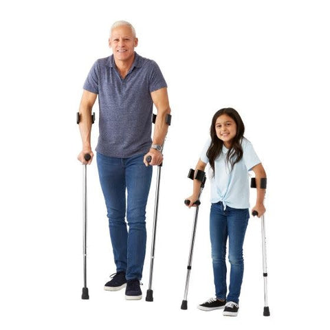 Guardian Aluminum Forearm Crutches Pair