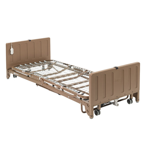 Drive Medical Hospital Low Height Bed Package w/Full Rails