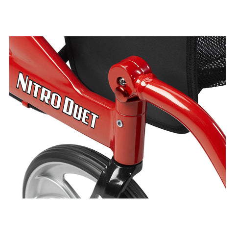 Drive Nitro Rollator Red Duet Transport/Walker