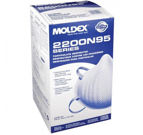 Moldex 2200 N95 Medium/Large 20/bx