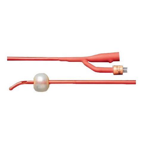 Bard Lubricath 2-Way Tiemann Med Olive Coude-Tip Single-Eye Foley Cath 18fr 30cc