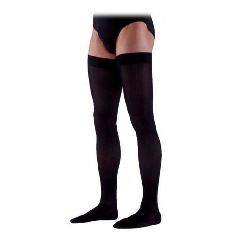 Essential Cotton for Men Thigh High 30-40mmHg Medium Long Beige