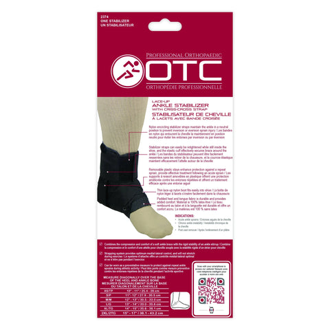 Lace-Up Ankle Stabilizer With Criss-Cross Strap