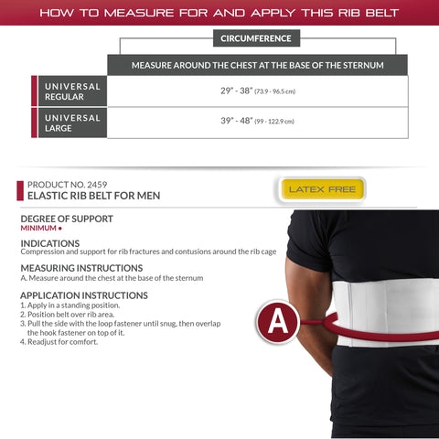 Elastic Rib Belt For Men