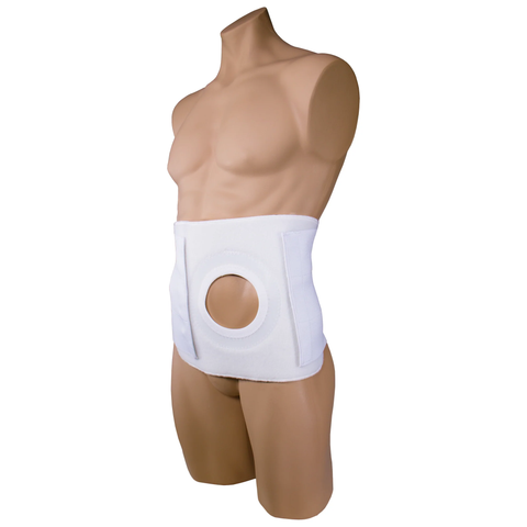 Ostomy & Hernia Support 9" Binder 4" Opening