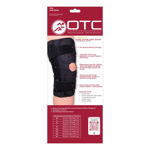 Orthodox Knee Stabilizer Wrap - Spriral Stays