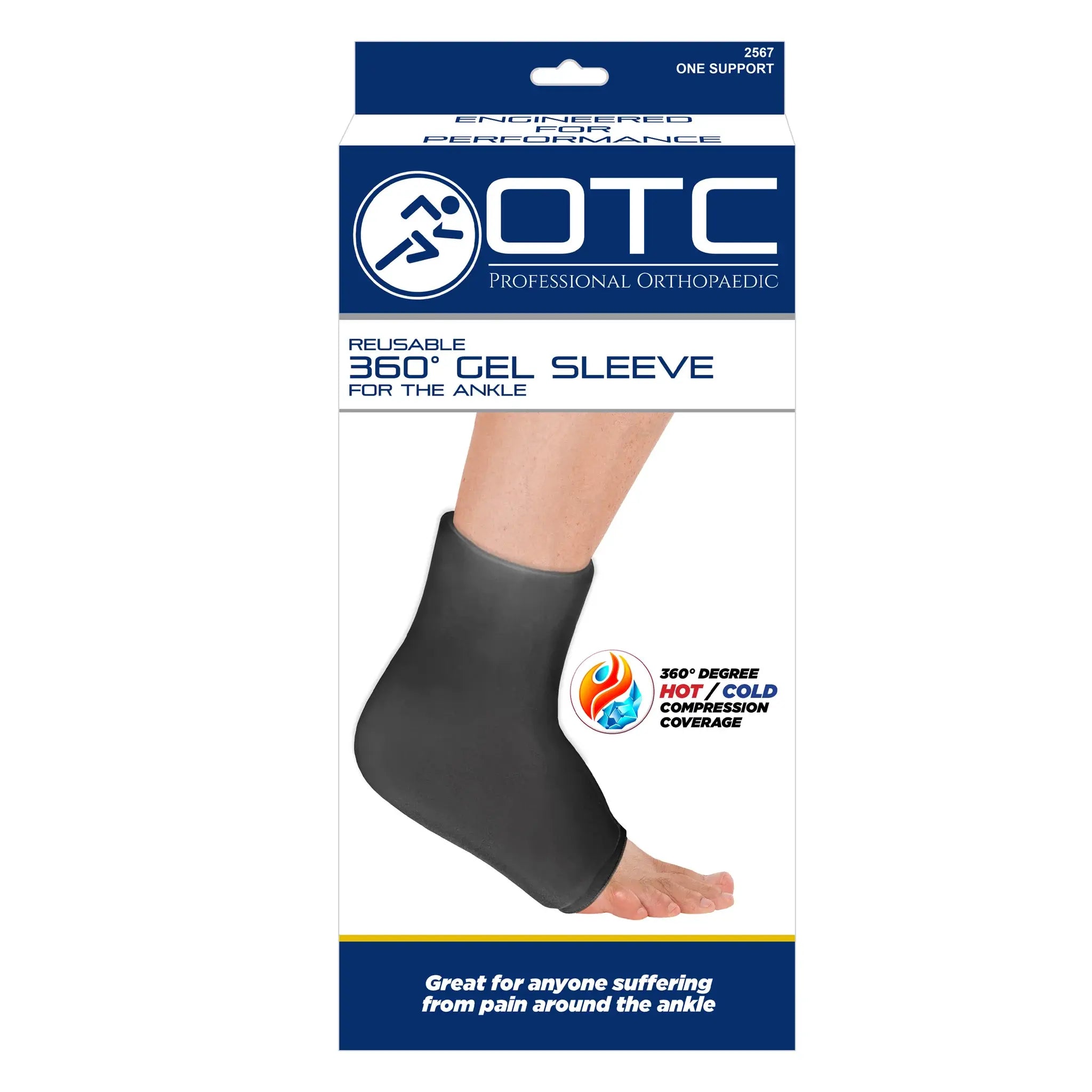 360° Gel Sleeve HOT/COLD compression for Ankle