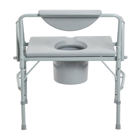 Drive Bariatric Heavy Duty Drop-Arm Stationary Commode 1000lbs