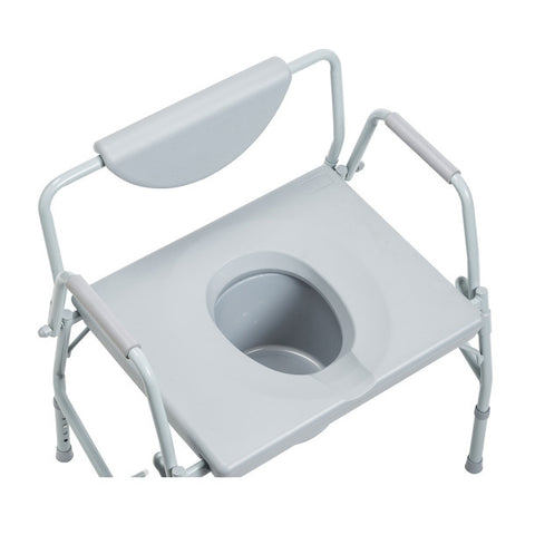 Drive Bariatric Heavy Duty Drop-Arm Stationary Commode 1000lbs