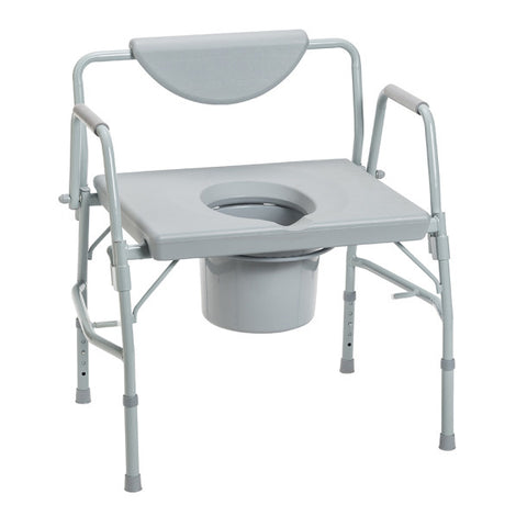 Drive Bariatric Heavy Duty Drop-Arm Stationary Commode 1000lbs