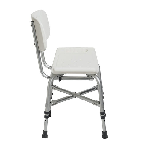 Drive Deluxe Heavy Duty Shower Chair w/Cross-Frame Brace 500lbs