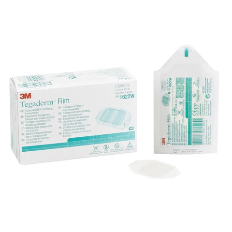 3M Tegaderm Film 1 3/4x 1 3/4 100/bx