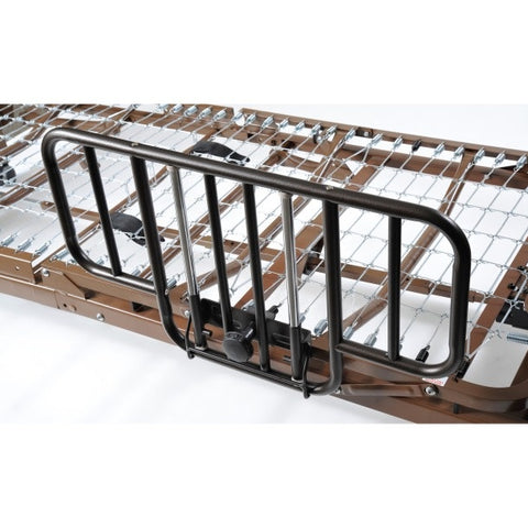 Drive Medical Half Length Side Bed Rails Vein Finish