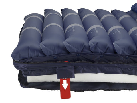Drive Medical Med-Aire Assure 5"  Air + 3" Foam Base Alternating  Pressure and Low Air Loss Mattress System