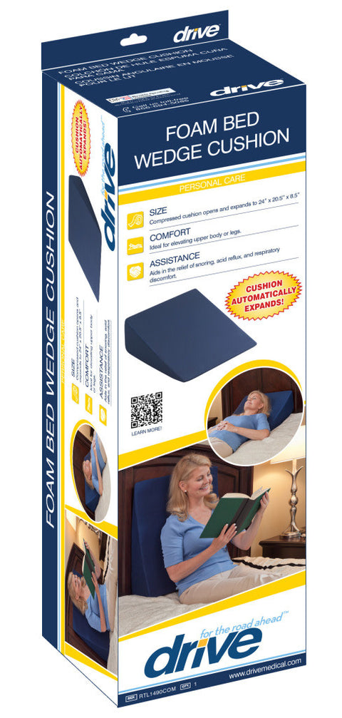 Drive Compressed Bed Wedge Cushion 8.5"