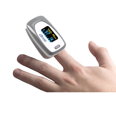 Deluxe Fingertip Pulse Oximeter View SpO2