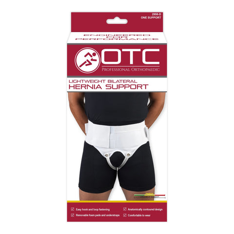 OTC Bilateral Hernia Support White