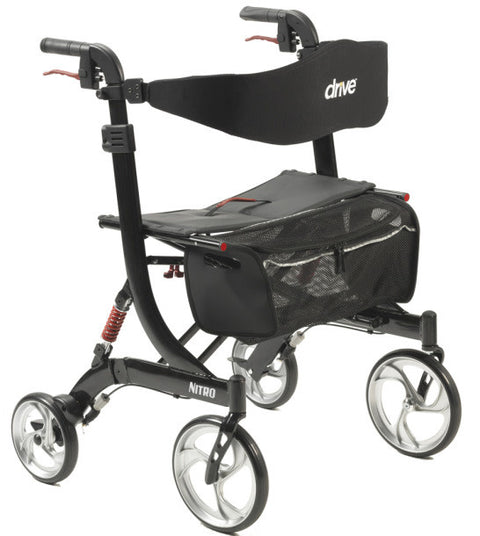 Drive Nitro HD Rollator 450lb Black
