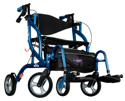 Airgo Fusion 2 IN 1  F23 Side-Folding Rollator & Transport Chair