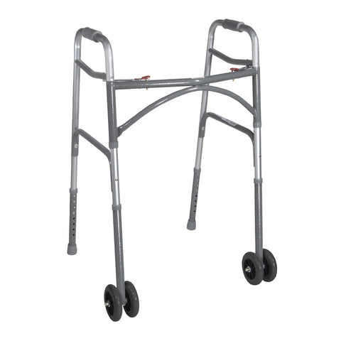 Drive Bariatric Heavy Duty Aluminum 2-Wheel Walker 600lbs