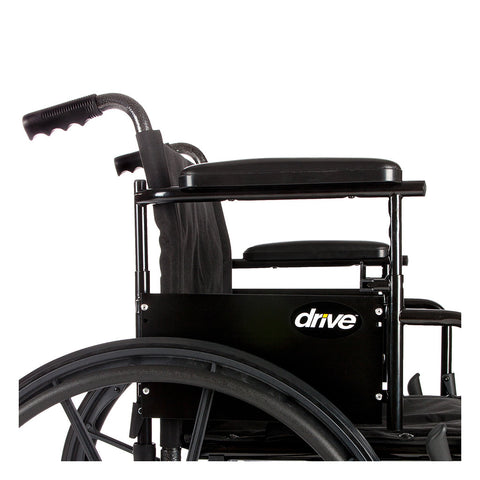 Cruiser X4 Wheelchair Adjustable Seat Height Detachable Desk Arm (ADDA) Foot Rest (SF)  300lbs