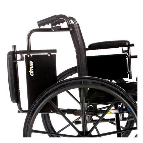 Cruiser X4 Wheelchair Adjustable Seat Height Detachable Desk Arm (ADDA) Foot Rest (SF)  300lbs