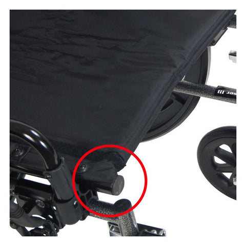 Cruiser X4 Wheelchair Adjustable Seat Height Detachable Full Arm (ADFA) Standard Footplates (SF) 300lbs