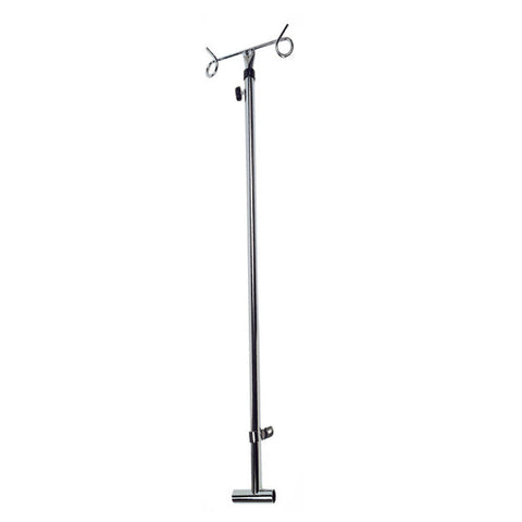 Drive Universal Telescoping I.V. Pole Attaches to Most Wheelchairs