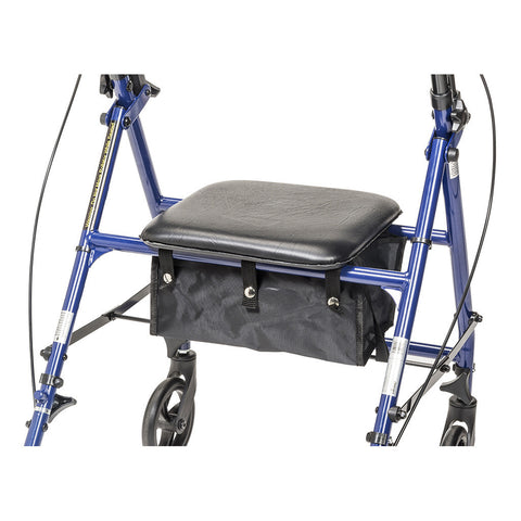 Drive Rollator Steel 6" Blue 350lb