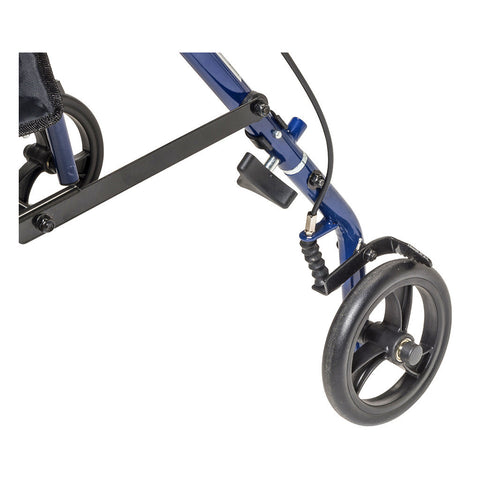 Drive Rollator Steel 6" Blue 350lb