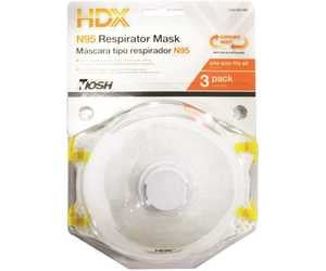 N95 Disposable Respirator w/Valve 3/bx