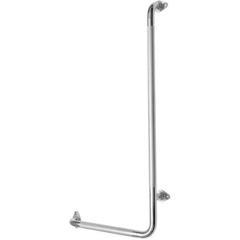 Stainless Steel Knurled Grab Bar W/Rotating Flange