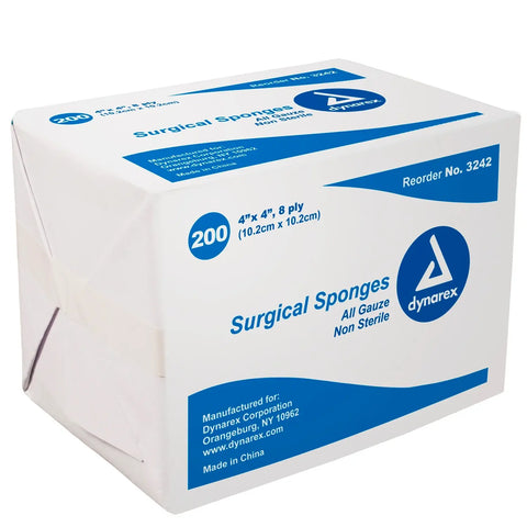 Bowers Cotton Gauze 8-Ply 200/bg 20/bx