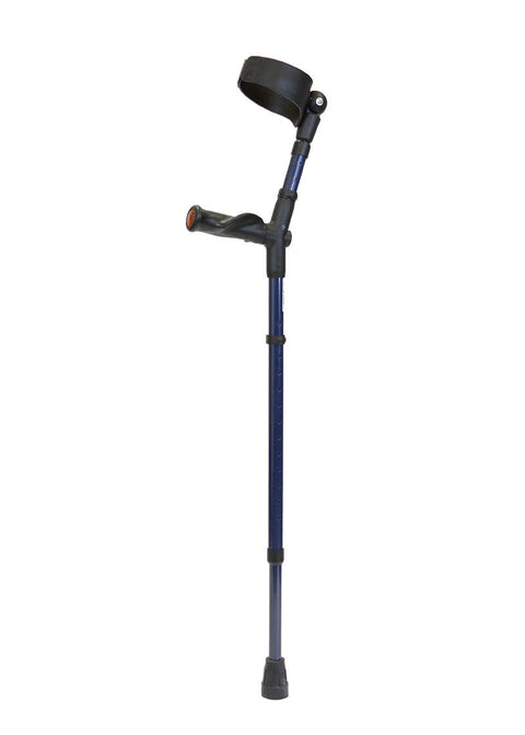 Forearm crutches BIG XL-closed cuff-Anatomic soft grip-color tube struct