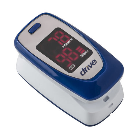 Fingertip Pulse Oximeter Reads SpO₂ and Pulse Rate