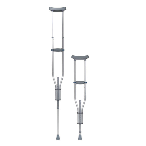 Drive Universal Quick Adjust Crutches Range 4'6" - 6'6" Pair 300lb
